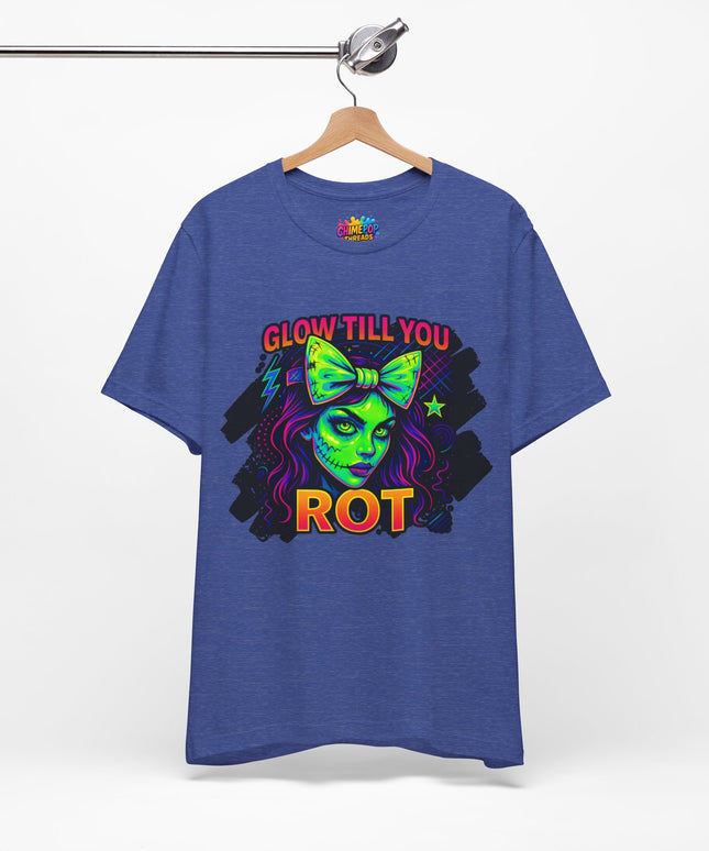 Glow Till You Rot – Neon Zombie Girl Tee