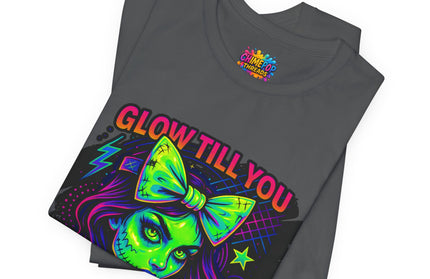 Glow Till You Rot – Neon Zombie Girl Tee