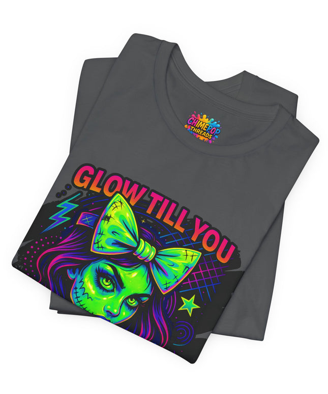 Glow Till You Rot – Neon Zombie Girl Tee
