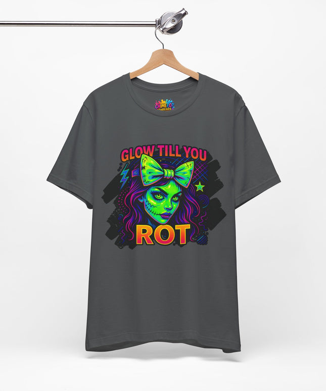 Glow Till You Rot – Neon Zombie Girl Tee