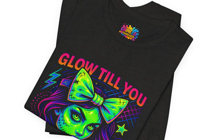 Glow Till You Rot – Neon Zombie Girl Tee