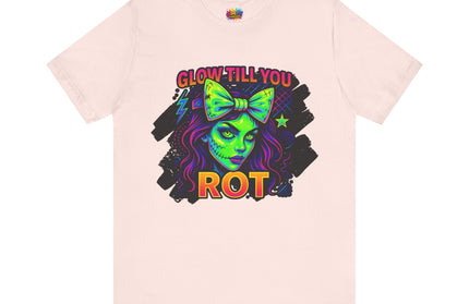 Glow Till You Rot – Neon Zombie Girl Tee