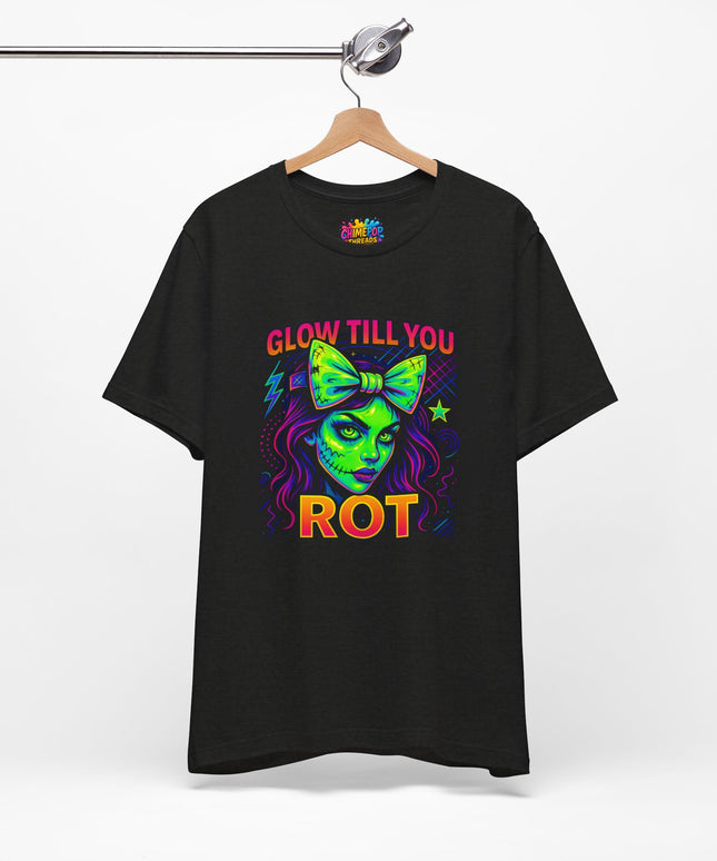 Glow Till You Rot – Neon Zombie Girl Tee