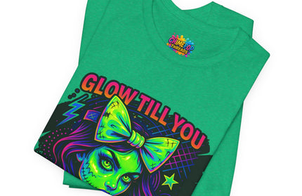 Glow Till You Rot – Neon Zombie Girl Tee
