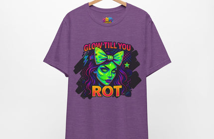 Glow Till You Rot – Neon Zombie Girl Tee
