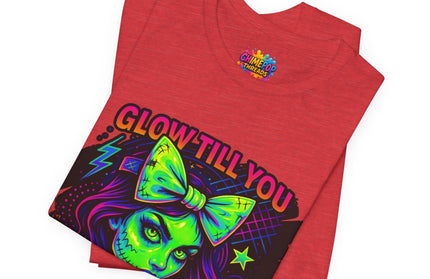 Glow Till You Rot – Neon Zombie Girl Tee
