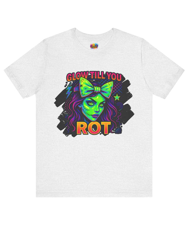 Glow Till You Rot – Neon Zombie Girl Tee
