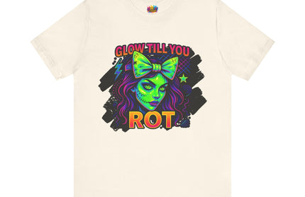 Glow Till You Rot – Neon Zombie Girl Tee