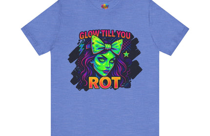 Glow Till You Rot – Neon Zombie Girl Tee