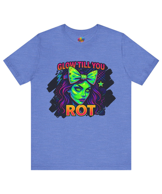 Glow Till You Rot – Neon Zombie Girl Tee