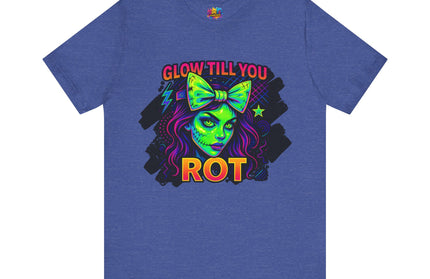 Glow Till You Rot – Neon Zombie Girl Tee