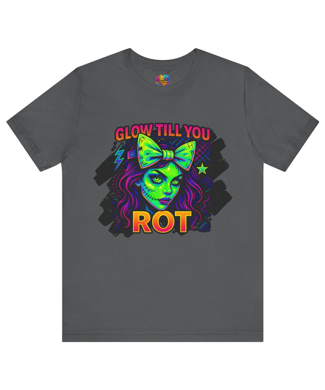 Glow Till You Rot – Neon Zombie Girl Tee