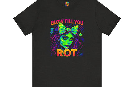 Glow Till You Rot – Neon Zombie Girl Tee