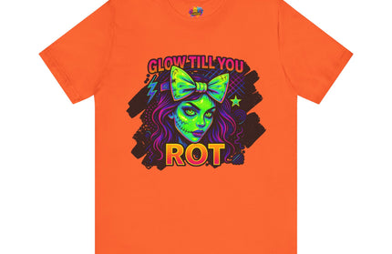 Glow Till You Rot – Neon Zombie Girl Tee