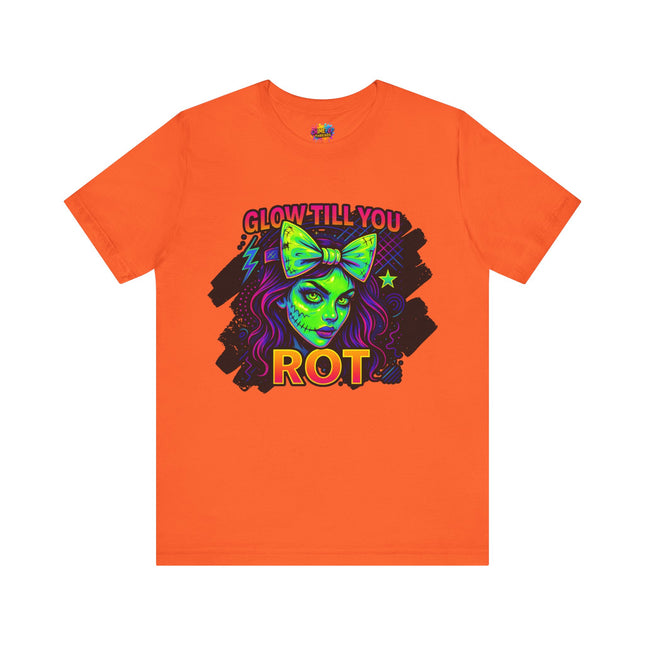 Glow Till You Rot – Neon Zombie Girl Tee