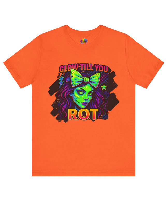 Glow Till You Rot – Neon Zombie Girl Tee