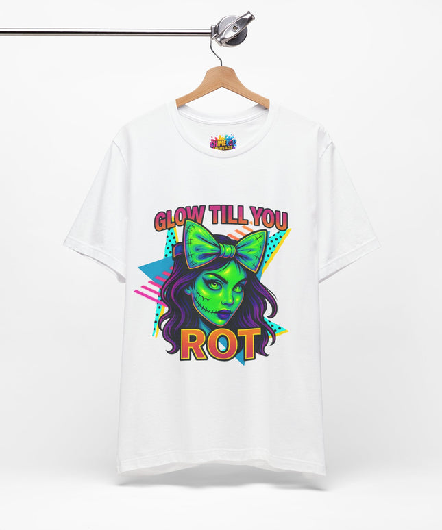 Glow Till You Rot Retro 90's Graphics Tee