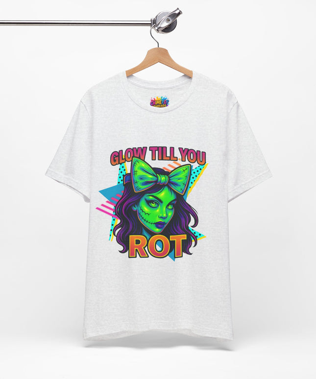 Glow Till You Rot Retro 90's Graphics Tee