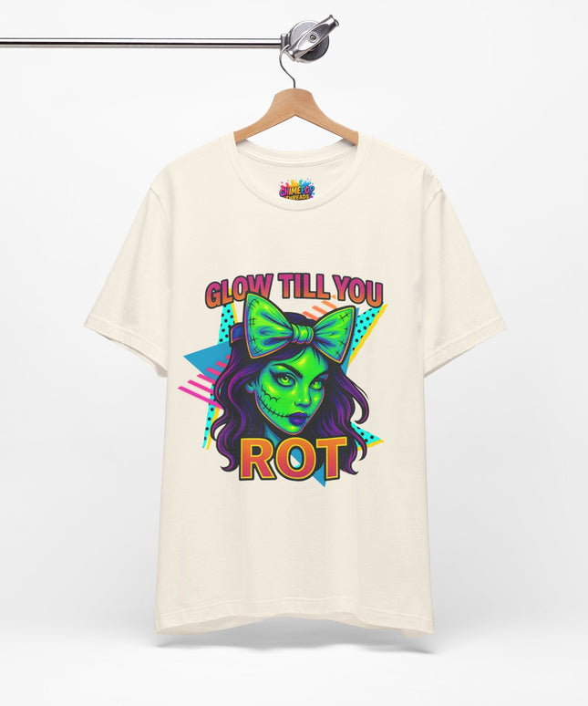 Glow Till You Rot Retro 90's Graphics Tee