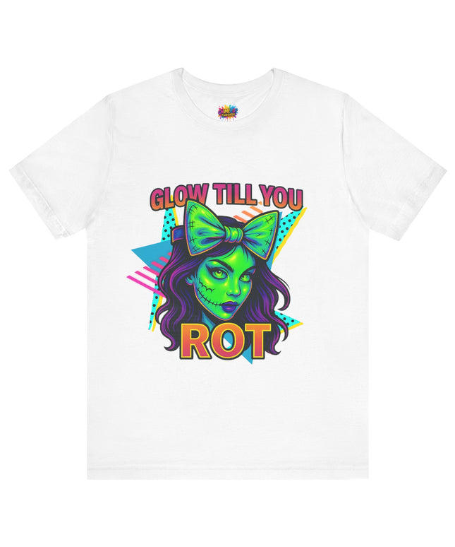 Glow Till You Rot Retro 90's Graphics Tee