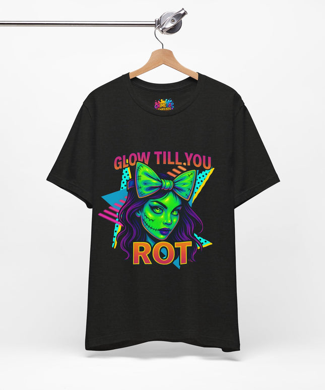 Glow Till You Rot Retro 90's Graphics Tee