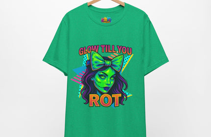 Glow Till You Rot Retro 90's Graphics Tee