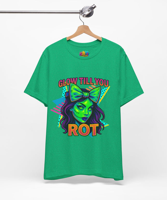 Glow Till You Rot Retro 90's Graphics Tee