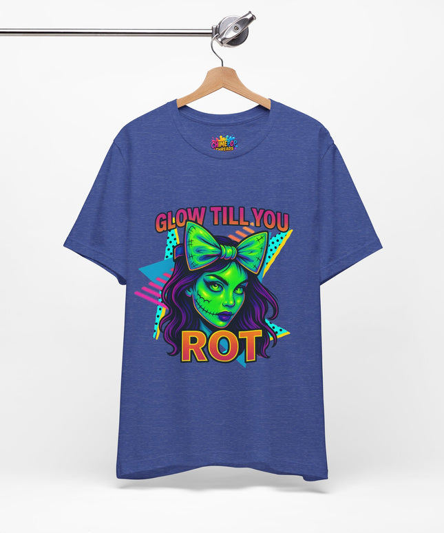 Glow Till You Rot Retro 90's Graphics Tee
