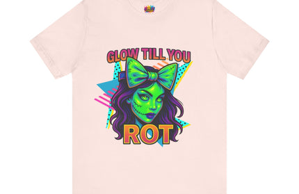 Glow Till You Rot Retro 90's Graphics Tee