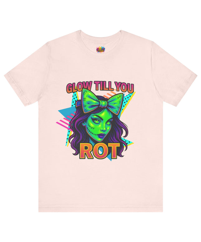 Glow Till You Rot Retro 90's Graphics Tee
