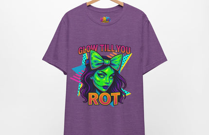 Glow Till You Rot Retro 90's Graphics Tee