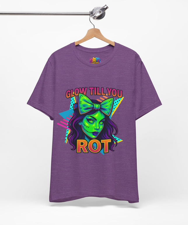 Glow Till You Rot Retro 90's Graphics Tee