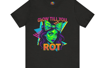 Glow Till You Rot Retro 90's Graphics Tee