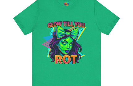 Glow Till You Rot Retro 90's Graphics Tee