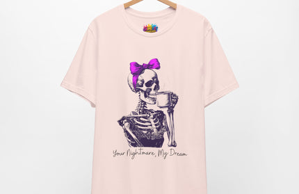 Goth Girl Skeleton Mug Tee