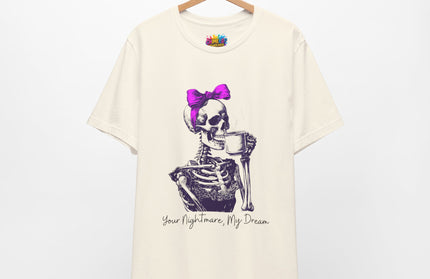 Goth Girl Skeleton Mug Tee