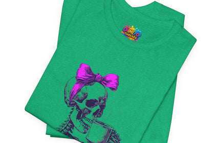 Goth Girl Skeleton Mug Tee