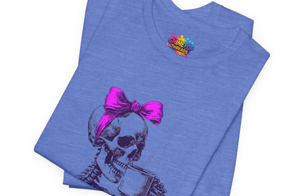 Goth Girl Skeleton Mug Tee