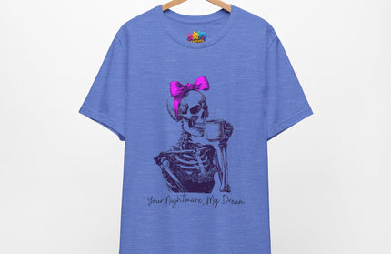 Goth Girl Skeleton Mug Tee