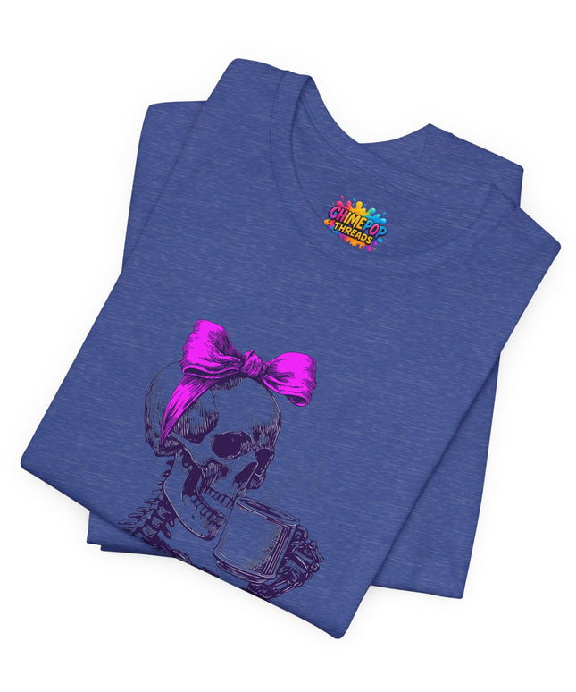 Goth Girl Skeleton Mug Tee