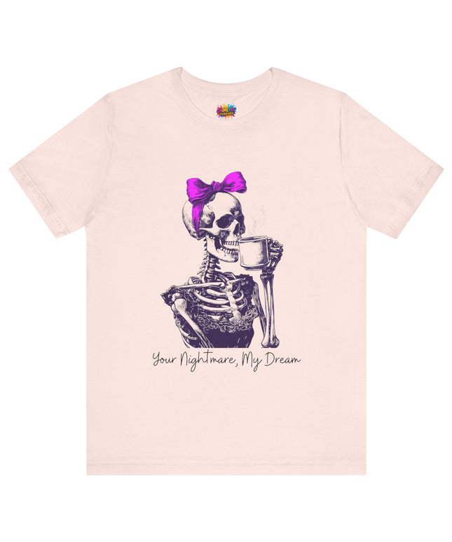 Goth Girl Skeleton Mug Tee