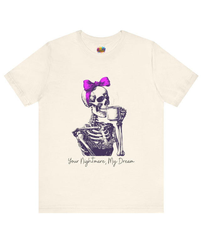 Goth Girl Skeleton Mug Tee