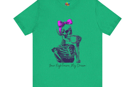 Goth Girl Skeleton Mug Tee