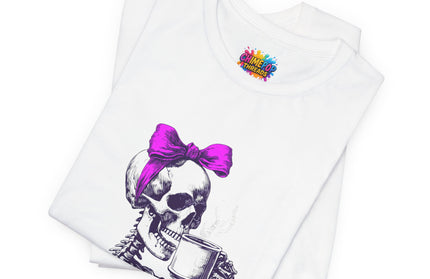 Goth Girl Skeleton Mug Tee