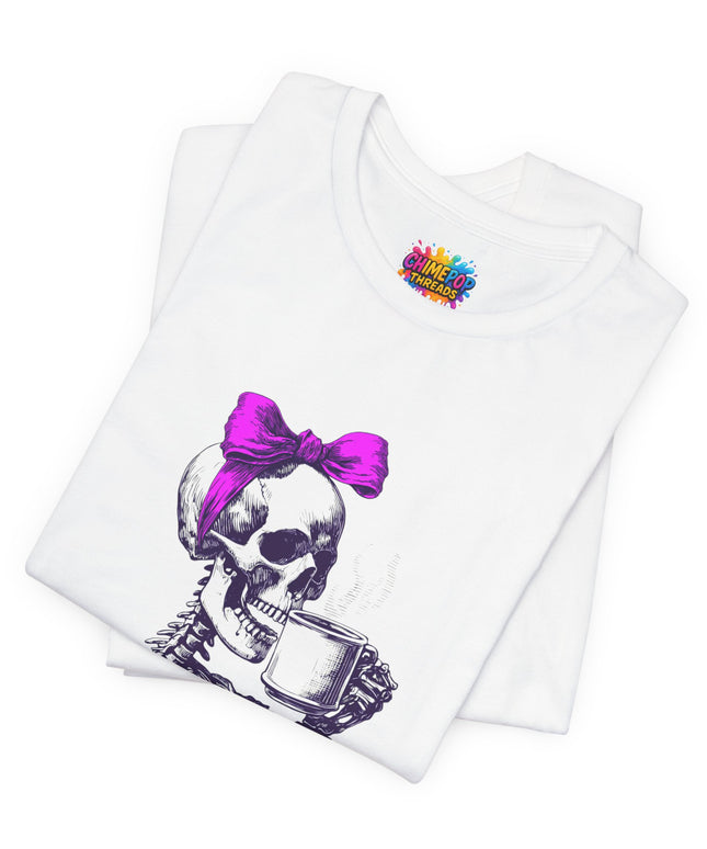 Goth Girl Skeleton Mug Tee