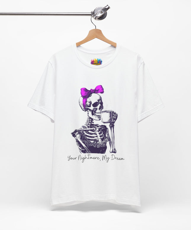 Goth Girl Skeleton Mug Tee