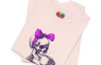 Goth Girl Skeleton Mug Tee