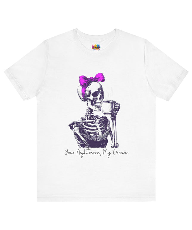 Goth Girl Skeleton Mug Tee