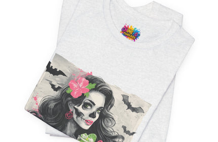 Gothic Cocktail Skeleton Girl Tee