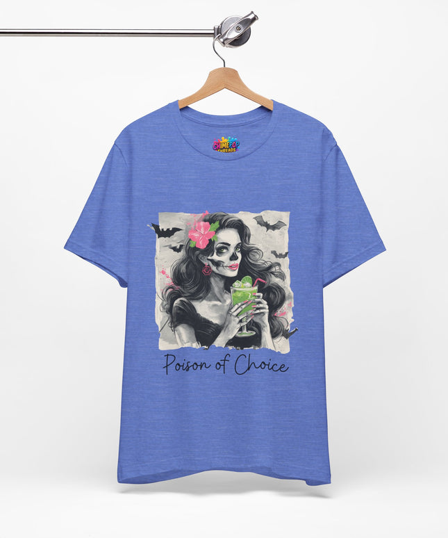 Gothic Cocktail Skeleton Girl Tee